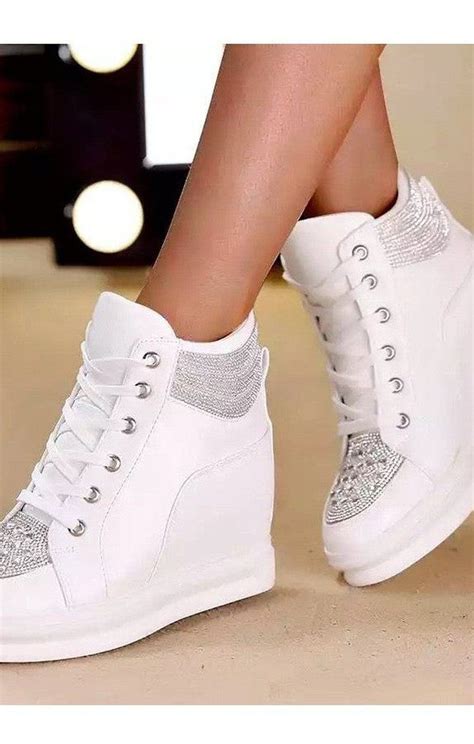 high heel tennis shoes amazon|high heeled wedge tennis shoes.